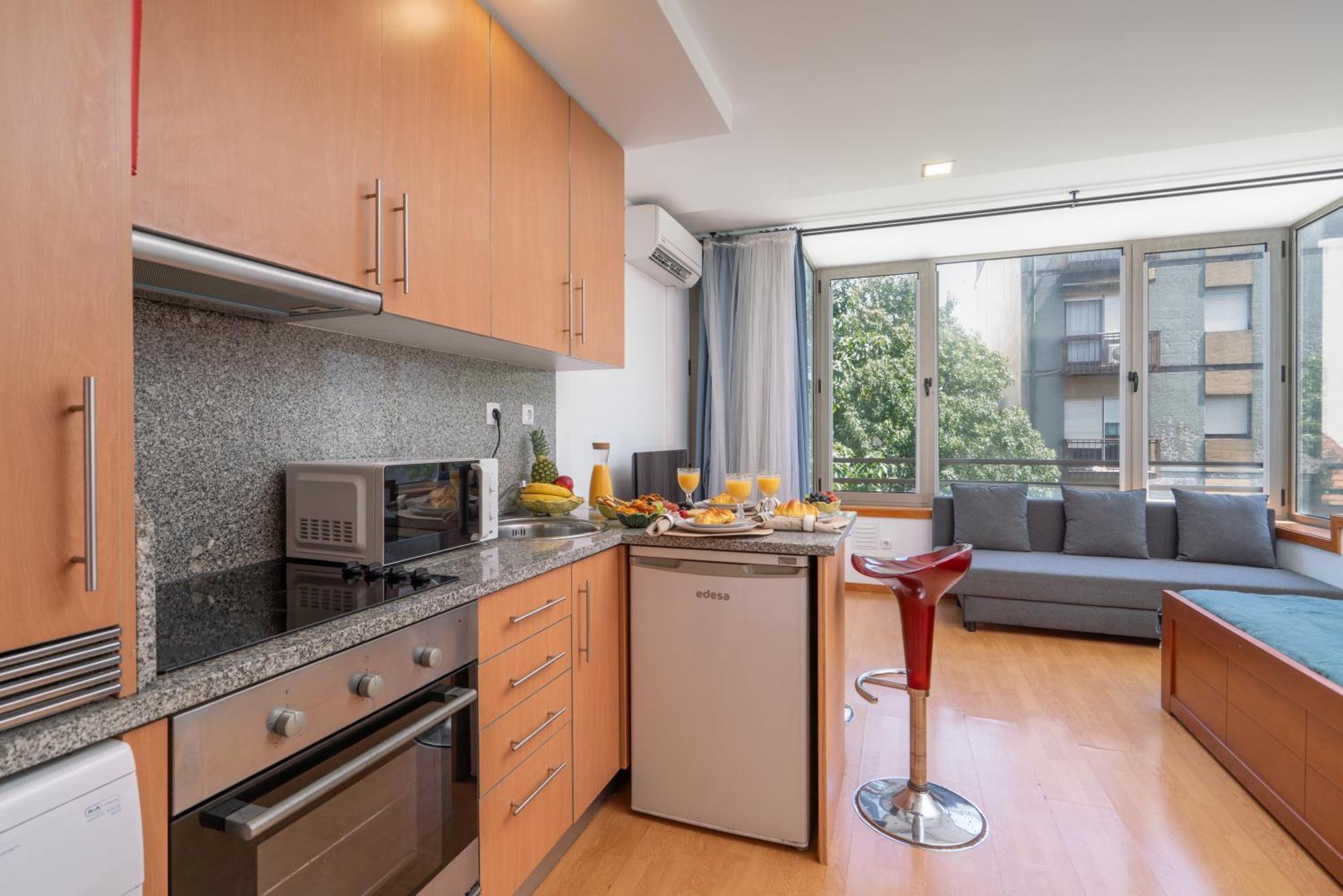 Host Wise - Bright Quiet Flats - Prime Location Apartment Porto Luaran gambar