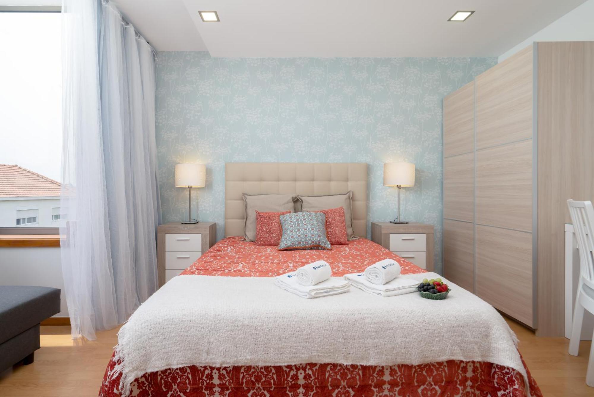 Host Wise - Bright Quiet Flats - Prime Location Apartment Porto Luaran gambar